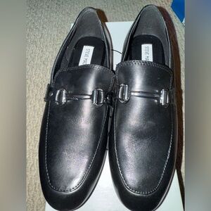 Steve Madden Black Womens Loafers